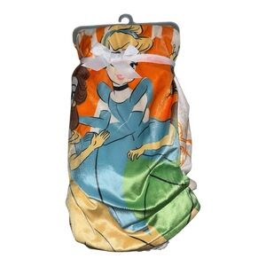 DISNEY PRINCESS HALLOWEEN PUMPKIN Baby Blanket NEW